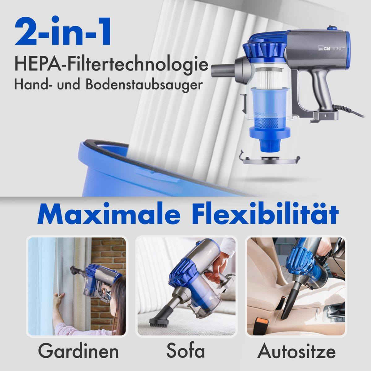 مكنسة كهربائية Clatronic BS 1306.

تصميم 2 في 1: يمكن استخدامها كممسحة أرضية أو مكنسة يدوية صغيرة.
تقنية بدون كيس: تستخدم تقنية الفلتر بدون كيس (Bagless Filter Technology) لسهولة التنظيف.
اللون: تأتي باللونين الأزرق والاسود. 

سعر المنتج 70 الف دينار فقط.


**إذا كنت صاحب هذا الإعلان وتريد حذفه لأي سبب، رجاءا أرسل رسالة إلى الدعم الفني**