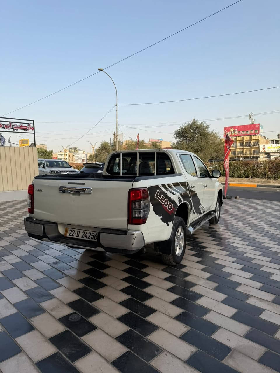 السلام عليكم 
للبيع ميتسوبيشي l200 موديل 2022 كاز (كير اوتماتيك)
ماشيه 84 الف رقم اربيل
الاستفسار الاتصال ***********
