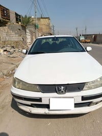 للبيع بيجو 406 فرنسي موديل 2001  رقم بغداد صدامي كير أوتوماتيك محور كو...