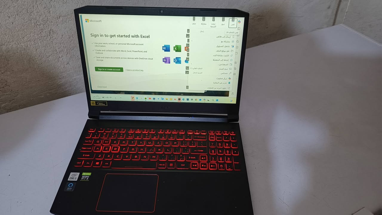 السلام عليكم للبيع لابتوب acer
 مواصفات 
المعالج: Intel Core i5-10300H (رباعي النواة، بسرعة تصل إلى 4.50 جيجاهرتز)بطاقة الرسوميات (GPU): NVIDIA GeForce RTX 3050 بسعة 4 جيجابايت من نوع GDDR6

الشاشة: 15.6 بوصة بدقة Full HD (1920x1080) من نوع IPS وتتميز بمعدل تحديث سريع يبلغ 144 هرتز

الذاكرة العشوائية (RAM): 8 جيجابايت من نوع DDR4 (قابلة للترقية)

مساحة التخزين: 712 جيجابايت من نوع PCIe SSD (تختلف حسب الموزع)الاتصال: يدعم Wi-Fi 6 و Bluetooth 5.0

نظام التشغيل: Windows 10 Home (قابل للترقية إلى Windows 11)

لوحة المفاتيح: تدعم الإضاءة الخلفية 

مكاني كربلاء للاستفسار على هذة الرقم ***********
