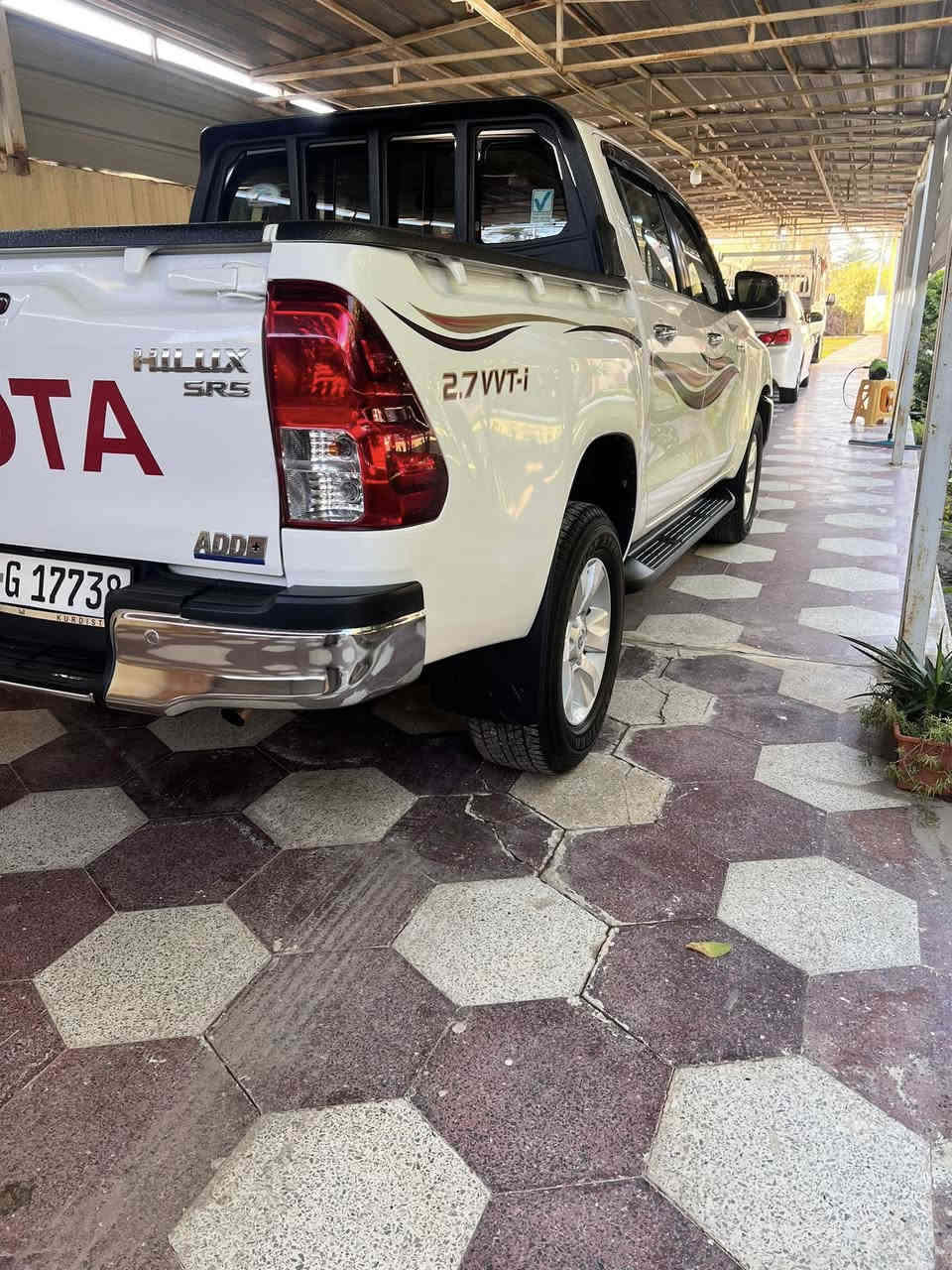 تيوتا هايلوكس موديل 2020.   ماشيه 180.   كفاله عامه من صبغ و بارد رقم شمالي سنويه 2030.سعر 285. مكان الانبار الارمادي  الاتصال. ***********
