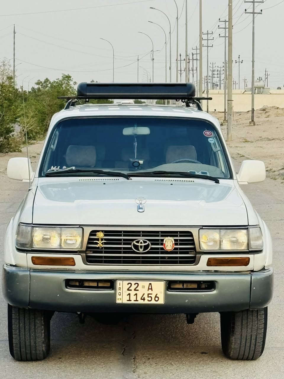 السلام عليكم
لاندكروز موديل1997 اربيل بسمي دولي
سنويه الغايت 31 تبريد ثلج غاز بنزين كله على بلاد مكينه 4500 حجم كير عادي تخم تاير حداد كله جديد وسياره جديده كلش 8راكب كفاله عام من ضربه بيها رشات جماليه سعر 105$ العنوان بصره رقم الهاتف ***********
