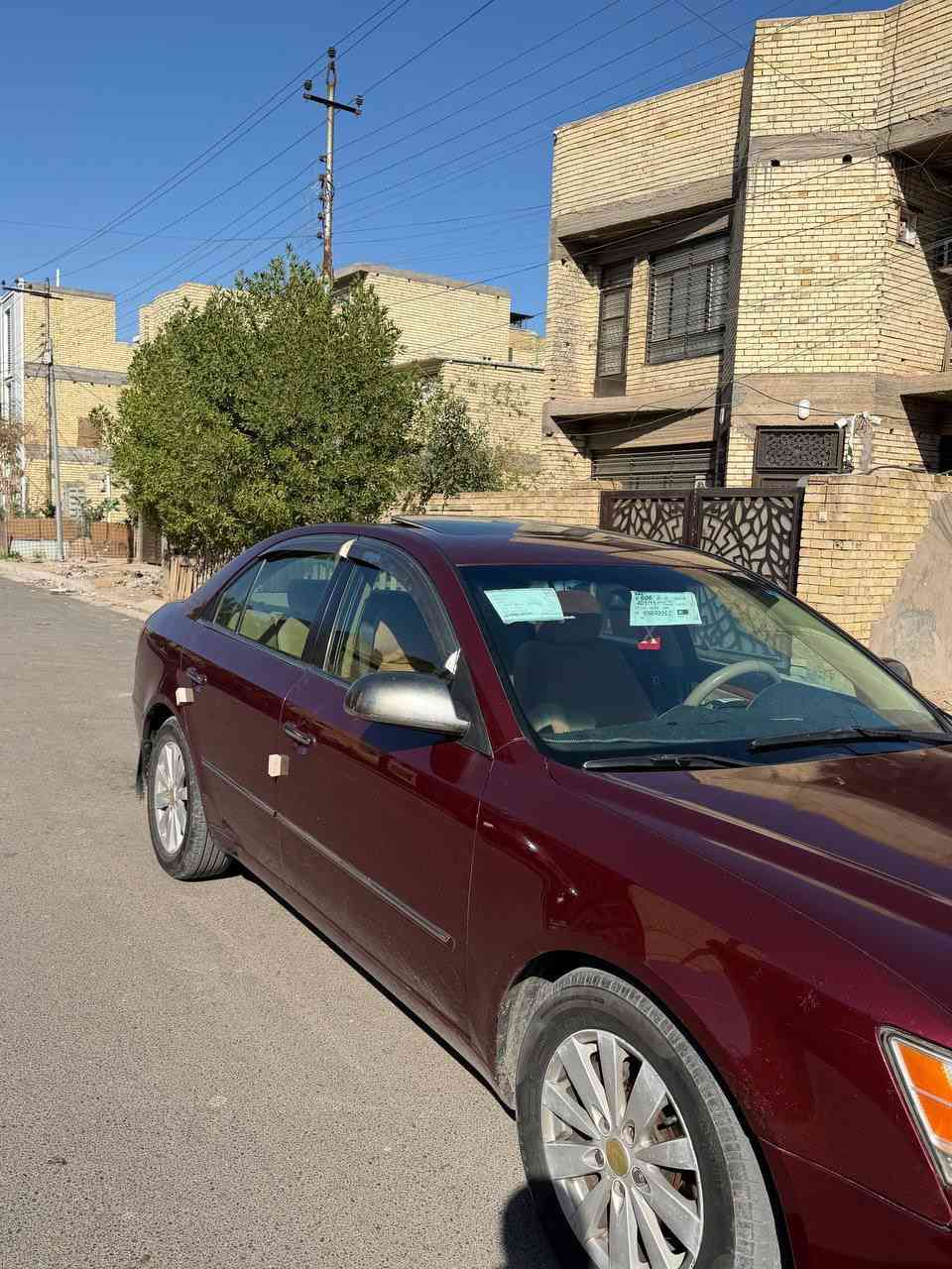 السلام عليكم سوناتا 2009 وارد أمريكي حادث جاملغ الأيسر أو بنيد بدون دواخل محرك 6 سلندر رقم بغداد ماكن بغداد الشعب الثعالبة السعر 103   الرقم ***********
