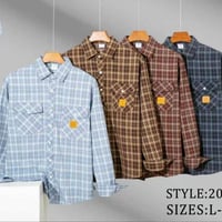 قميص كاروهات • مقاسات XL-٤XL • جملة ١٦ قطعة