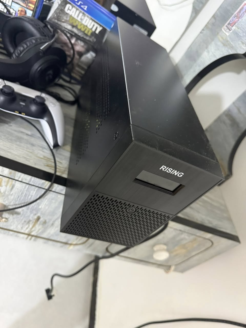 كلهن سعرهن 850 قفل
جديد بلي فايف سلم 1 تيرا اوربي 
يوبي اس استخدام سبوع 300 
جوستك اضافي اصلي 
سماعه محيطيه براند
فيفا 25 
درايفر
ردبشن
حرب عالميه ثانيه 
بالعافيه ع ياخذهن مكاني بغداد ***********
