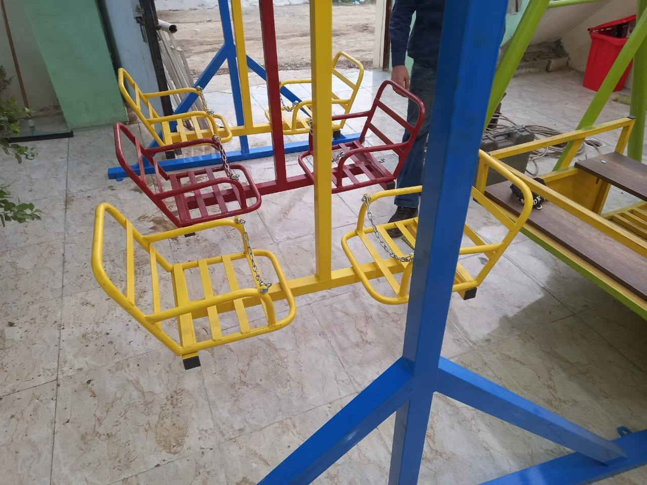 حدادة ابو حسين  لعمل كافة موديلات  المراجيح والعاب الاطفال حسب الطلب وبأسعار تنافسية
العنوان : الخالص العلوة داخل گراج السندية 

‏‪***********‬‏
