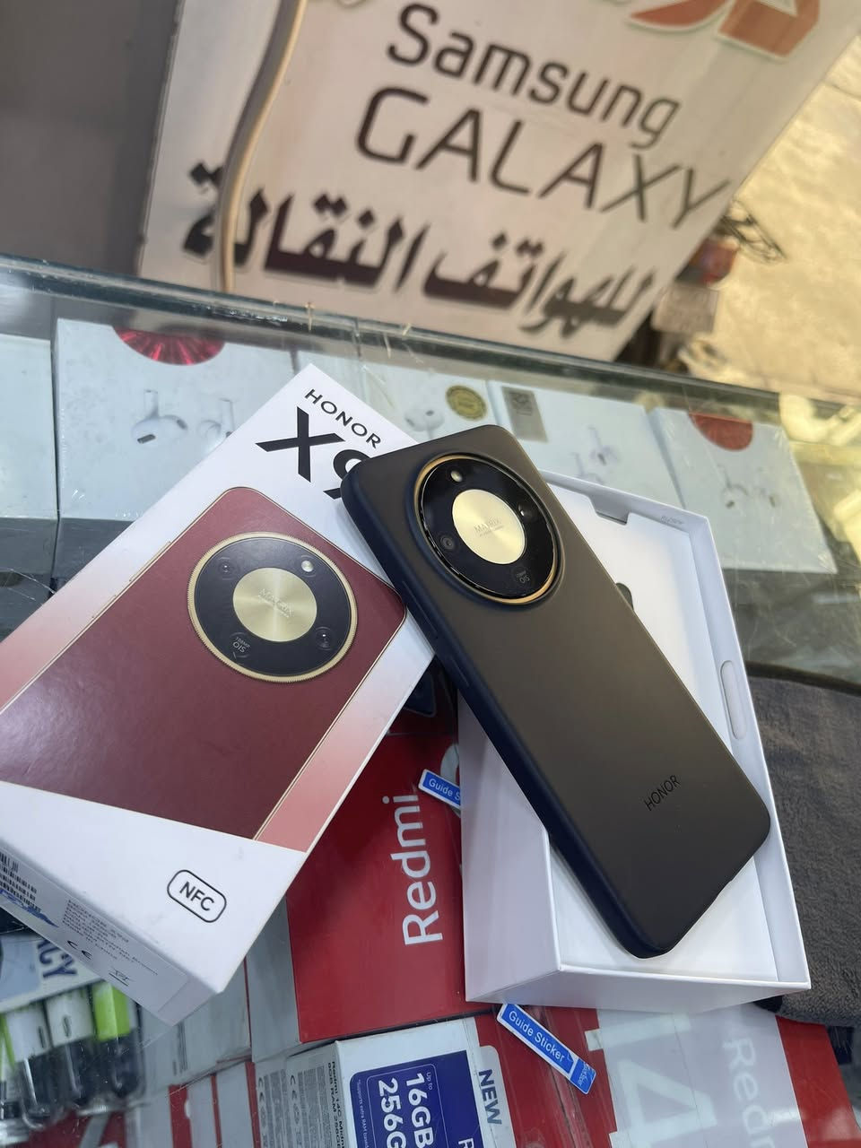 هونر X9D
موصفات 
ذاكره 256 
رام 12 
سعرو 330 
جهاز نظيف 
العنوان موصل دواسه مقابيل قوزي الوليد 
للاستفسار  ***********
