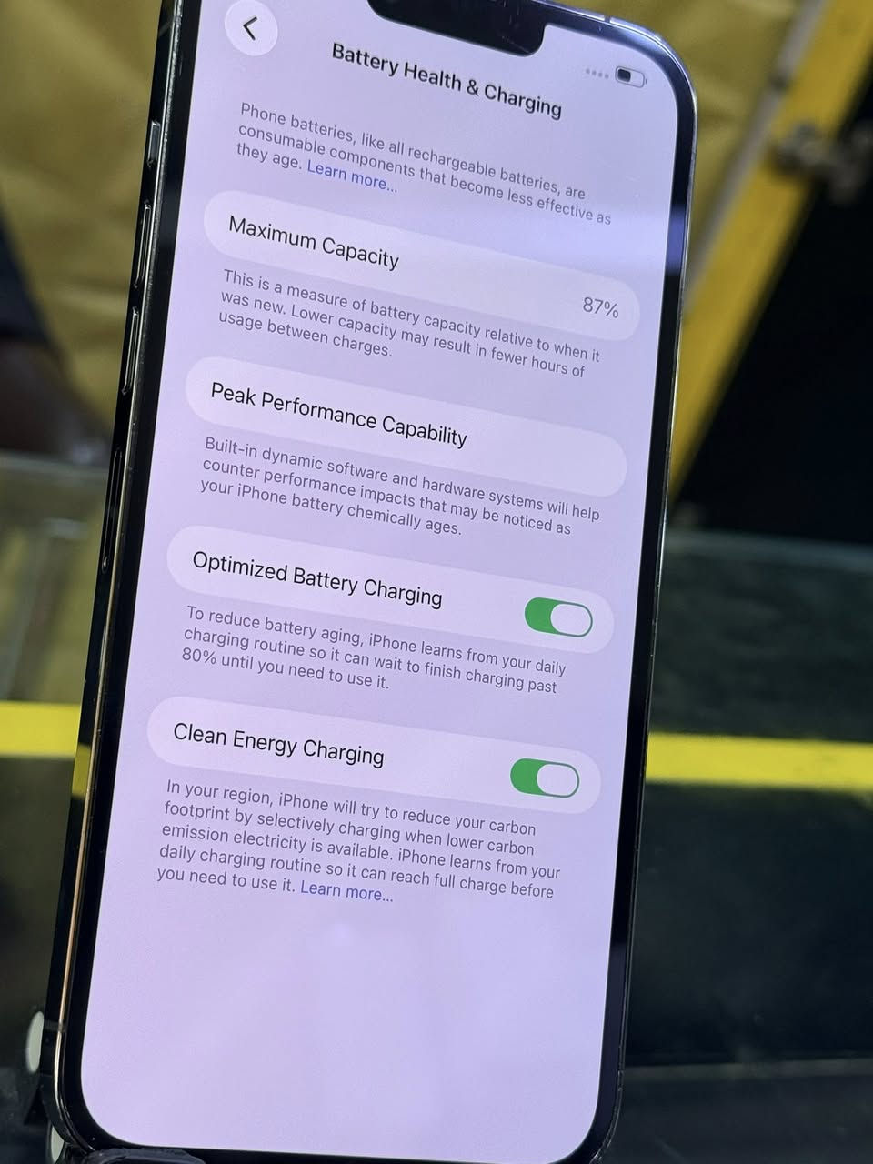 13 pro max 

ذكراه128 

بطاريه 87

جيهاز ‏نظافة 95/100

‏شرط كمبيوتر 

‏شرط بدون قطرة بوليش 

‏مسج Apple 

هوا ما يعبر

ضمان 10 ايام معا وصل 

مكاني اربيل 

توصيل ماكو محفظات 

توصيل فقط داخل اربيل 

سعره 540 الف 
￼￼￼￼


**إذا كنت صاحب هذا الإعلان وتريد حذفه لأي سبب، رجاءا أرسل رسالة إلى الدعم الفني**