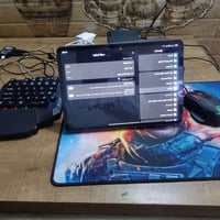 ايباد شاومي ذاكره 256 بطاريه 100 مشحون 3 مرات بس يشغل 90 فريم ببجي جدي...