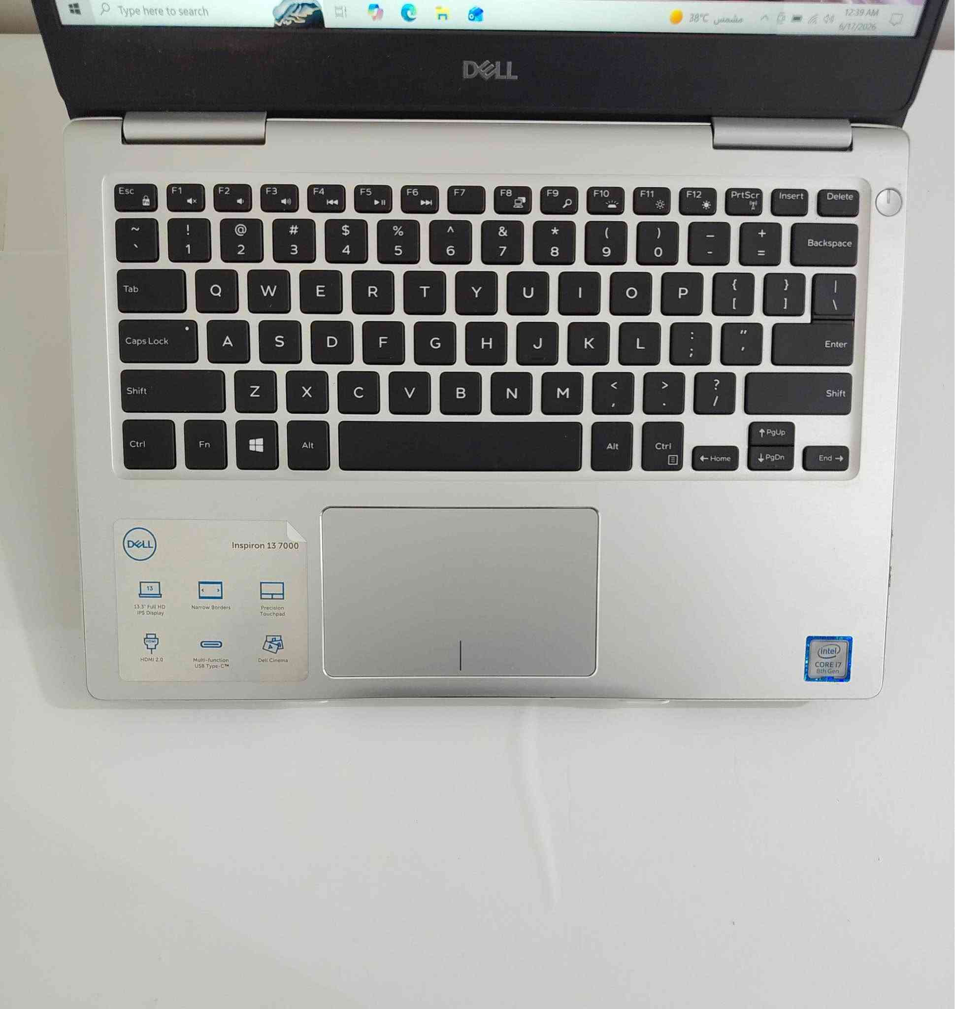 🔥 صلّوا على محمد وآل محمد 🔥

💥 Dell Inspiron 13 7000 بسعر 299 ألف دينار فقط 💥

إذا تدور على لابتوب عملي، خفيف، أنيق، ونظيف بكل معنى الكلمة، فهذا الاختيار المناسب إلك 👌

✅ Core i7 الجيل الثامن
✅ RAM 8GB DDR4 قابلة للتطوير
✅ SSD 256GB سريع وقابل للزيادة
✅ شاشة 13.3 إنج عالية الدقة FHD 1920×1080
✅ كارت شاشة Intel UHD
✅ كيبورد عربي/إنكليزي مع إضاءة
✅ بطارية ممتازة (من ساعتين إلى 5 ساعات حسب الاستخدام)

✨ الجهاز نحيف وأنيق ونظافة عالية جداً داخلياً وخارجياً
✨ مناسب للدراسة، العمل، الأوفيس، التصفح والاجتماعات أونلاين

🎁 هدايا مجانية:
✔️ شاحن Dell أصلي
✔️ حقيبة
✔️ ماوس
✔️ ماوس باد

🛡️ ضمان ذهبي  لمدة 30 يوم
🔹 استبدال في حال وجود أي عطل
🔹 فحص كامل أمام المندوب للتأكد من المواصفات والنظافة وسلامة الجهاز

📞 واتساب:
***********

🔥 السعر: 299,000 دينار فقط

راسلنا الآن وخلي فريق لابتوبيا يساعدك تختار اللابتوب المناسب بأفضل قيمة مقابل السعر. بغداد, العراق
