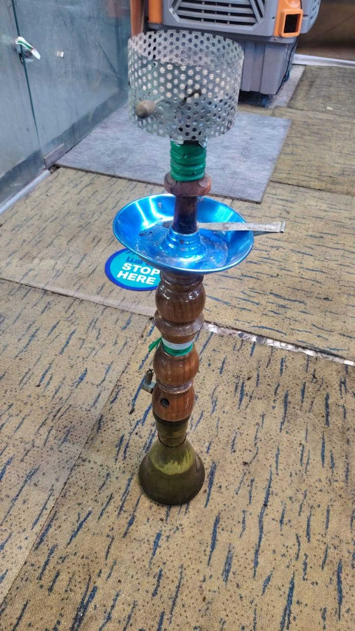 ميز اراكيل مع اراكيل صاج داخل نحاس للبيع للاستفسار ***********
