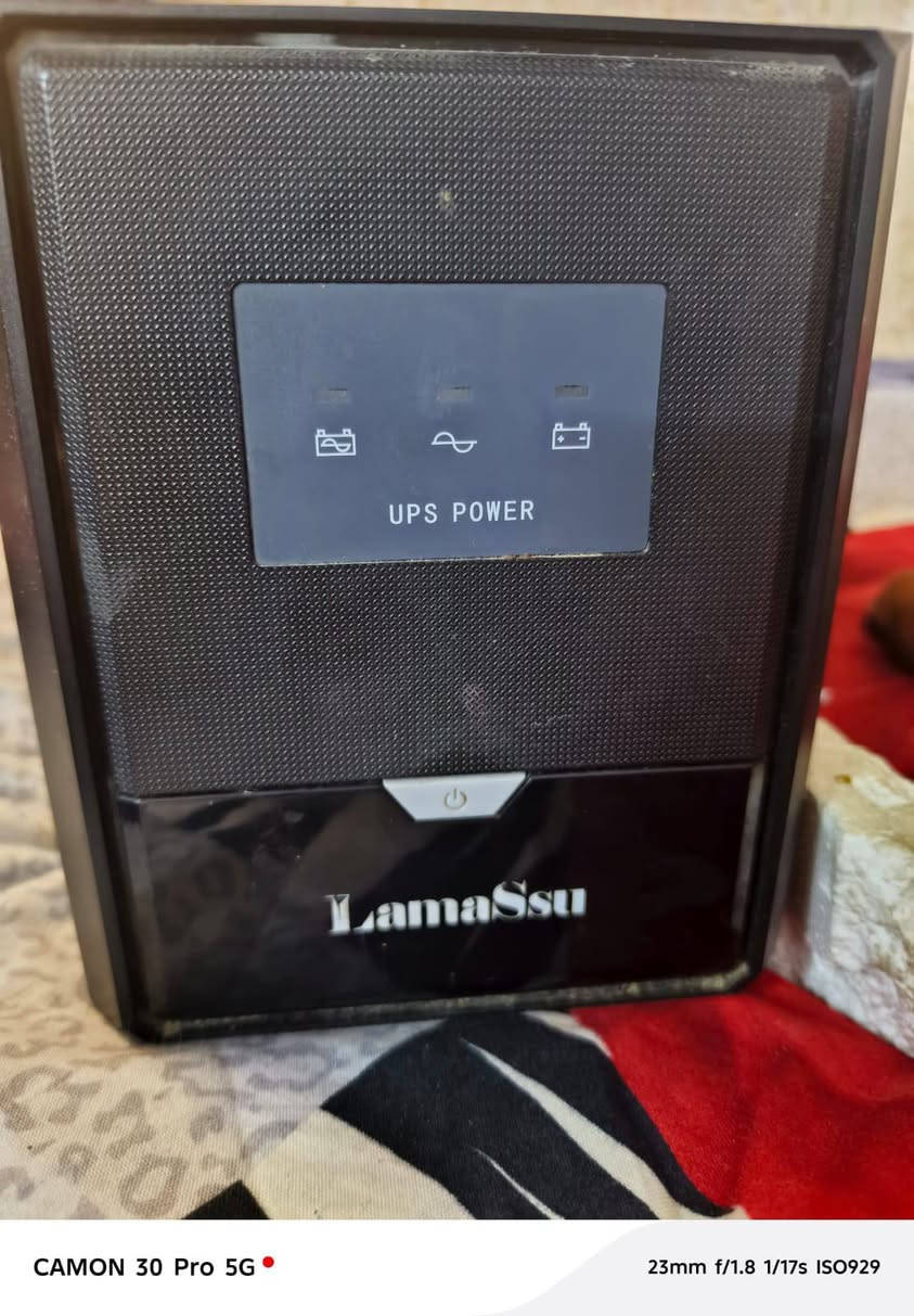 السلام عليكم للبيع يوبي اس براند LamaSsu 1500 /900 واط استعمال شهر بطاريتة بحالة جيدة جدا اذا جانت تجميعة بيس يطول ساعة واذا راوتر يطول من 4/6 ساعات حسب استهلاك الطاقة
رايدة 70 وبي مجال بسيط 
مكاني بغداد غزالية متوازي ع بيعتة
***********
***********
