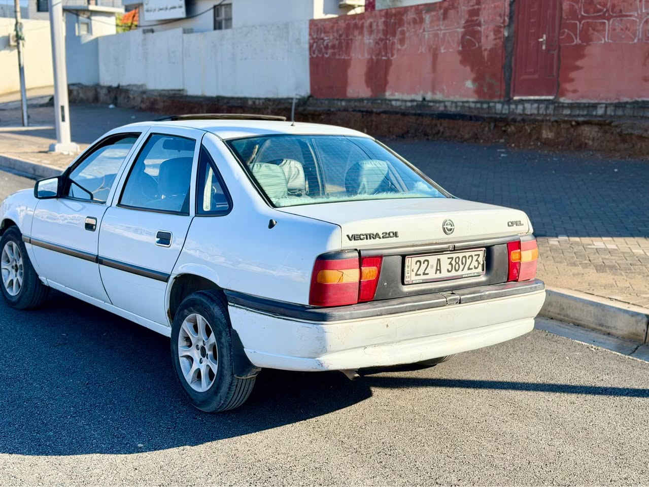 اوبل فيكترا موديل 1993
مكينةي 20بةشرط كير عادي
سبوغ بيلادي 
دعامي  بوو دعامي  بةشرط 
روبع مسروف مابي 
بةشرط تحويل  وةكلا 
سةنةوي جديد رةقم دولي 
تاخم  بيش بشتي  تازية 
٤ تايي   تازةي لة ژيرا 
شوين  كركوك  رةحيماوا 
***********
اسياء   ***********  
سعر  42 مةجال  مناسب كركوك, العراق
