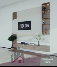 🌟  تم تصميم وحدة تلفاز بنموذجين مختلفين ومناسبين 🏡✨ هل ترغب بتصميم ديك...
