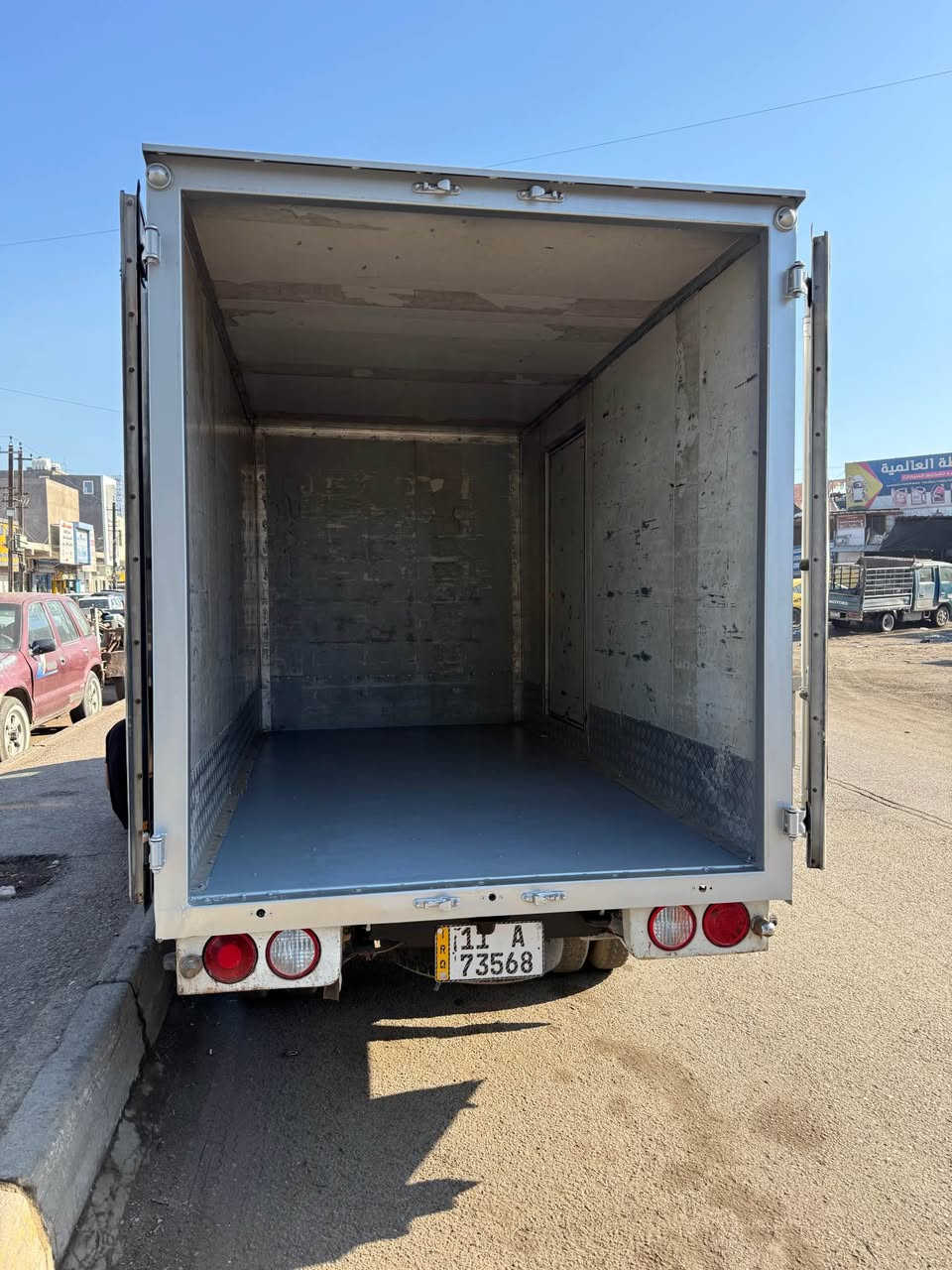 سلام عليكم 
كيا بنكو فحل 2015
تخم تايرات جديد
دهن و فلتر جديد
باتري جديد
سياره براد
سياره  مثل ساعه 
تبريد يحتاج غاز
سياره موجوده بغداد شيخ عمر
استفسار ***********
 اخوكم جاسم الباوي بغداد, العراق
