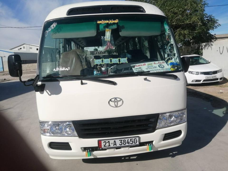 كوستر تويوتا موديل 2014 سنوية جديدة رقم سليمانية بااسمنة محرك بالشرط لاتننقيص لابخار كير شرط
منضومة غاز جديدة تاير برجستون سلة غذائية
السيارة حمامة جاهزة للشغل مكان السيارة بغداد مدينة الصدر

لل اتصال *********** سيف الركابي
السعر٢٧٥ مجال قليل بيها يشهد الله وابو الفضل محتاج عدي عملية لوالدي وسيارة من كلب ولسان با عافية ع ياخذها
