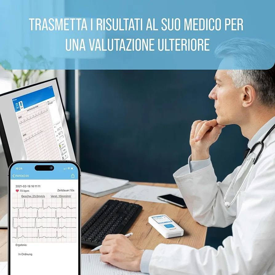 شاشة جهاز Pulox PM10: هذا الجهاز هو شاشة تخطيط قلب محمولة وقابلة للارتداء.الميزات الرئيسية: يتيح الجهاز فحص، تسجيل، وتحليل بيانات تخطيط القلب (ECG) في أي وقت وفي أي مكان، مع إمكانية نقل البيانات إلى الهاتف الذكي عبر التطبيق أو إلى الكمبيوتر.الاستخدام: الجهاز مناسب للاستخدام المنزلي والفردي، ويساعد في الوقاية المبكرة من أمراض القلب والأوعية الدموية.


**إذا كنت صاحب هذا الإعلان وتريد حذفه لأي سبب، رجاءا أرسل رسالة إلى الدعم الفني**