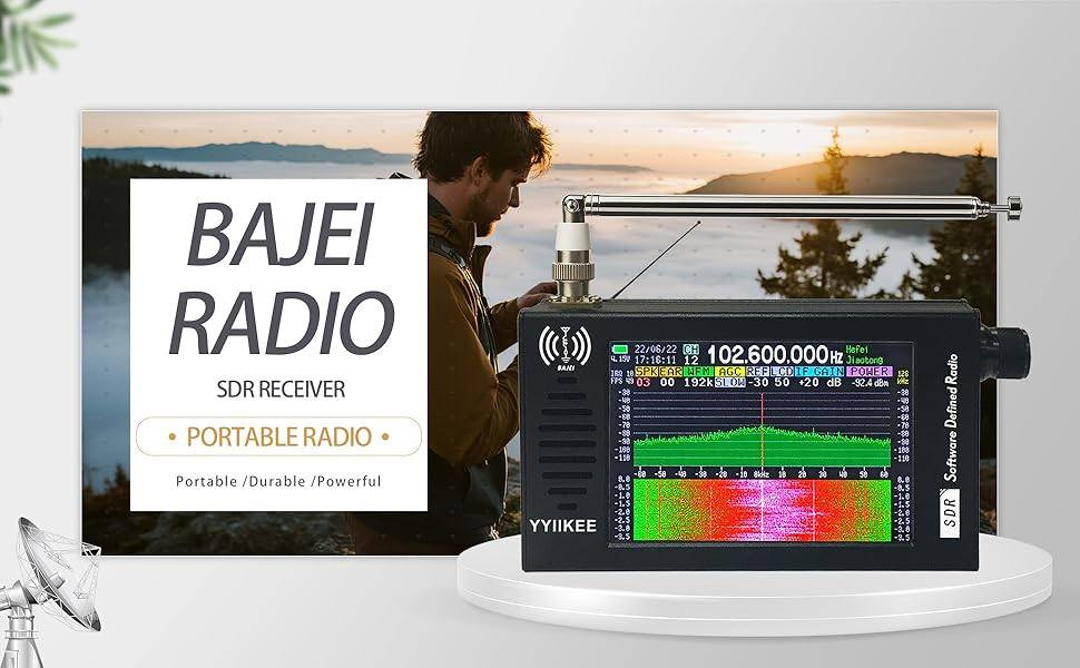 جهاز استقبال راديو SDR DSP محمول - شاشة لمس 4.3 بوصة، نطاق تردد 100 كيلوهرتز - 149 ميجاهرتز، موجات قصيرة كاملة، FM، MW، SSB، CW، HAM، طيف تردد 192 كيلوهرتز، شاشة عرض متدرجة، هيكل من سبائك الألومنيوم CNC، بطارية قابلة للشحن
العلامة التجارية: yyiikee

ماركة ييكي
لون أسود
ميزة خاصة محمول، قابل لإعادة الشحن
تقنية الاتصال USB
أبعاد المنتج 5.5 بوصة طول × 1 بوصة عرض × 2.9 بوصة ارتفاع
تقنية الموالف FM/AM
أسلوب حديث
مصدر الطاقة يعمل بالبطارية
نطاقات الراديو المدعومة 4 نطاقات
المكونات المضمنة هوائي، كابل USB، ورقة دليل المستخدم
حول هذا المنتج
جهاز استقبال متطور بتقنية DSP SDR – يتميز جهاز استقبال الراديو المعرف بالبرمجيات (SDR) بتقنية DSP لإزالة التضمين الرقمي، ويدعم أنماط CW وAM وSSB (LSB/USB) وWFM وFM ستيريو (مع سماعات رأس). بفضل عرض الطيف في الوقت الحقيقي بتردد 192 كيلوهرتز وشاشة عرض الشلال، يوفر أداءً استثنائيًا لهواة الراديو.
شاشة لمس عالية الدقة 4.3 بوصة - توفر شاشة اللمس IPS LCD بدقة 800×480 عرضًا ساطعًا وواضحًا لسهولة التشغيل. كما أن التحكم باللمس المقاوم بالإضافة إلى مفتاح التشفير الدوار يجعل عملية الضبط والتعديل سهلة للغاية.
استقبال فائق ونطاق تردد واسع - يغطي نطاق تردد من 100 كيلوهرتز إلى 149 ميجاهرتز بحساسية ممتازة، بفضل شريحة معالجة الإشارات الرقمية القوية وهوائي قابل للسحب عالي الكسب. استمتع باستقبال إشارة قوي وأقل قدر من التشويش.
تصميم متين وسهل الحمل - يتميز هذا الراديو المحمول بهيكل مصنوع بالكامل من سبائك الألومنيوم بتقنية CNC، مما يجعله متينًا وسهل الحمل. يبلغ حجمه 140 × 74 × 22 مم فقط ويزن 315 غرامًا، مما يجعله سهل الحمل للاستخدام في الهواء الطلق.

معلومات المنتج
أبعاد المنتج 5.5 × 1 × 2.9 بوصة
وزن المنتج 14.1 أونصة
ASIN B0DZ6799PM
رقم طراز المنتج yyiikee-IWofii Elec
البطاريات يلزم بطارية واحدة من نوع C. (مرفقة)


**إذا كنت صاحب هذا الإعلان وتريد حذفه لأي سبب، رجاءا أرسل رسالة إلى الدعم الفني**