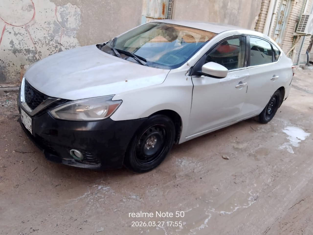 نيسان سنترا رصاصي موديل 16 كندي 
محرك 1800 حادث امامي والجاملغات الخلفيه/
جاهزه 
البصره الزبير 
بأسم معوق ومنتهية المده والسنويه منتهيه 
السعر 58
‏‪***********‬‏
