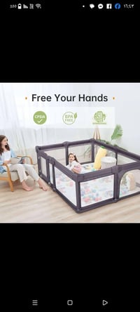 حاضنه للاطفال كبيره جدا اذا وانتي مشغوله وتريدين تطمئنين على ابنج وبسع...