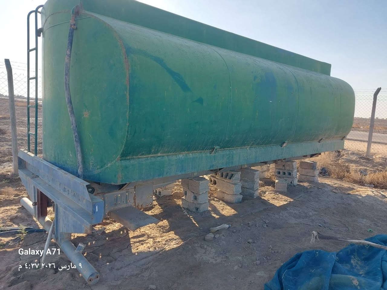 للبيع تانكي سعه ١٤ الف مكانه كربلاء لتفاصيل على هذا الرقم *********** سعره ١٧ ورقه
