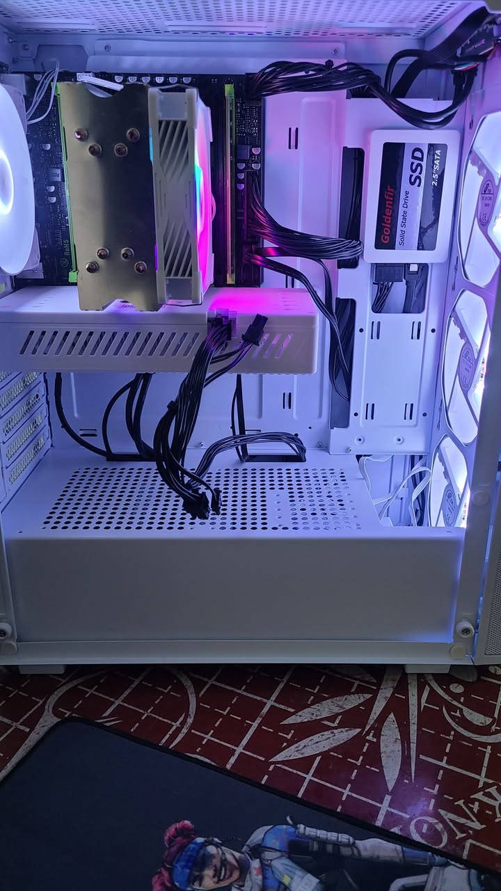 السلام عليكم ❤️

تجميعة جديدة للبيع المواصفات 💜 :

CPU : Xeon 2680 V4 NEW
14Cores / 28Thread

Cooler White 120ML Mass RGB NEW

M.B X99 DDR4 4Slot Ram New

RAM 16GB DDR4 NEW

GPU : RX 580 8GB Soyo White 2Fans New

Storage : SSD 128GB Goldenfir NEW
+HDD 500GB Skyhawk New

PSU 550W FSP HV Pro 85% Plus New

CASE FSP White Mesh + 4Fans RGB New

قطع جديدة ومرتبة حرارة زينة ⚡️💯🌷

السعر 400 ألف ثابت 💜

ومنزللها 20 لعبة 🖤

مكاني موصل متوفر توصيل لجميع المحافظات ❤️

للتواصل : ***********
