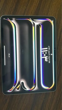 ايباد M4 نضيففف مامفتوح اخو جديدد لون ابيض ذاكره 256 بطاريه 93 ايباد ن...