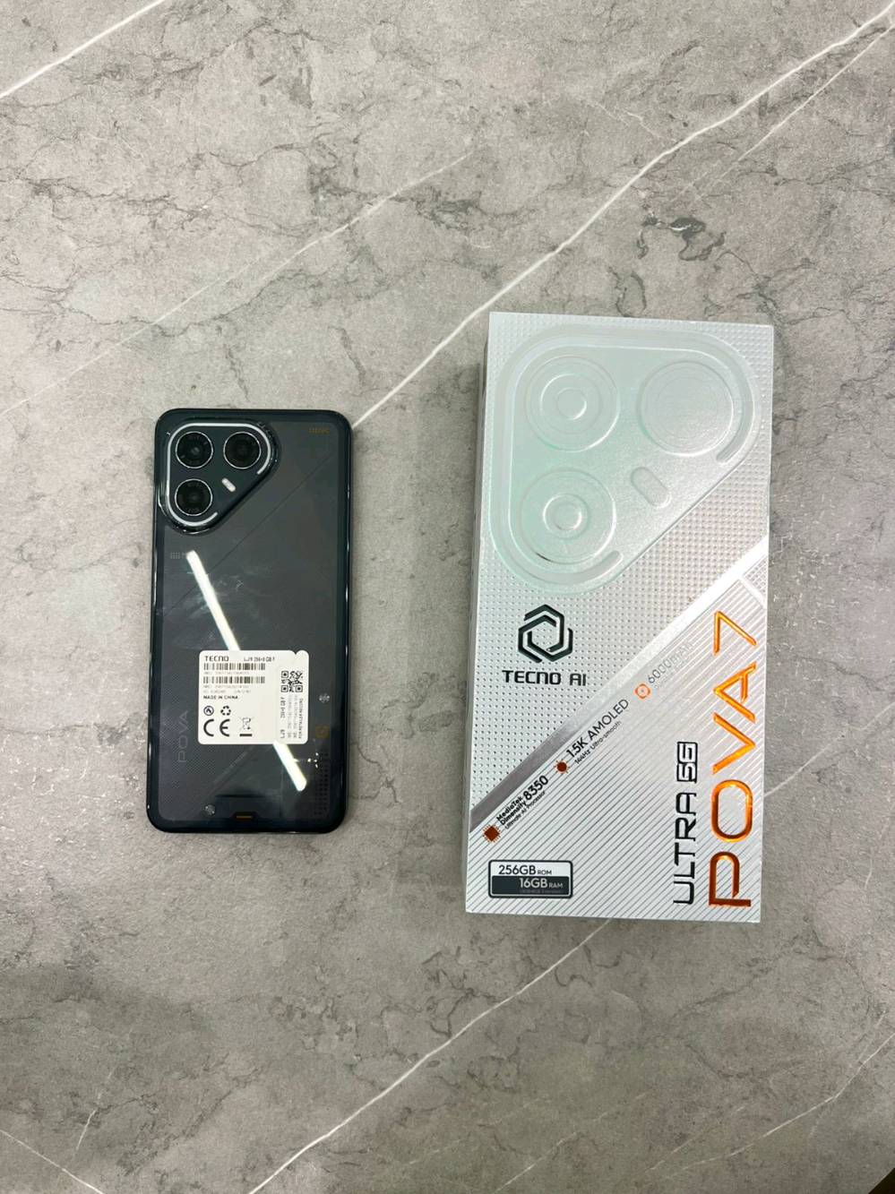 سلام عليكم تكنو بوفا 7الترا نسخه 5g جهاز نضيف حيل 100/100 جديد باكيت قبل سبوع شتريته بالببجي 120 فريم ذاكره 256 رام 16 الجهاز كامل ملحقاته سعره 380وبي مجال  
للاستفسار رقم عل واتساب ***********
