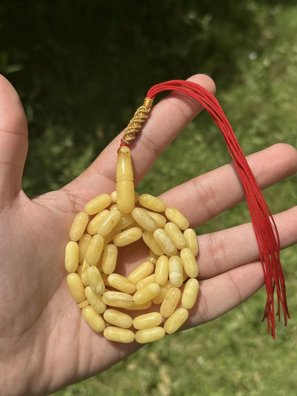 سلام عليكم كهرب حر وطبيعي خام سوبر مبركع 
كصة كبسولي ٢٤ غ /. ٥٠ حبة 
المسباح بادي ياخذ لون وسلسه بالايد زبد 
سعر الغرام ٥$ واعتذر على الاطاله


**إذا كنت صاحب هذا الإعلان وتريد حذفه لأي سبب، رجاءا أرسل رسالة إلى الدعم الفني**