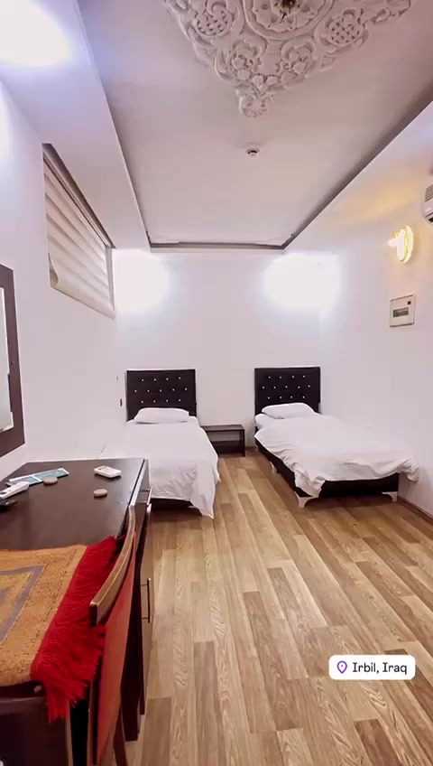 ❤فندق ماديرا ❤ في أربيل
عرض خاص .....
_____________________
(40) الف غرفة  ثنائي
(50)الف غرفة ثلاثي
(55)الف غرفة رباعي 
(60)الف غرفة خماسي
 (25)_سنغل 

__________________
أحجز_الان_وبسعر_مخفض-فندق_ ماديرا ✅                      ⭐️⭐️⭐️
#خدمات_الفندق 🏤
❤❤❤❤❤❤❤❤
1- افطار صباحي (( أوبن بوفيه ))مجانا
2-يوجد غرف مطله على شارع 
3-تنظيف يومي للغرف حسب الطلب
4-خدمة النت (( 24 ساعة )) داخل وخارج الغرف
5- بارك خاص بالفندق لوقوف السيارات 
6-  مطعم شرقي غربي 🍕🌭🌮☕
7-خدمة اللوندري بالفندق ((24 ساعة ))
8-يبعد الفندق 5 دقيقة عن قلعة اربيل الاثرية
9-يبعد الفندق 10 دقيقة عن مطار اربيل الدولي
10-يبعدالفندق 5دقيقة عن شارع اطباء
11- خدمة توصيل من والى المطار
اهلا وسهلا بكافة الضيوف الكرام 
❤❤❤❤❤❤❤             العنوان أربيل. شارع60 سايدين نيو ستي _____________________
للحجز والاستفسار: -
(عــن طــريـق واتساب) 📮📲
***********
0770669338
***********
/للحجزواتساب
