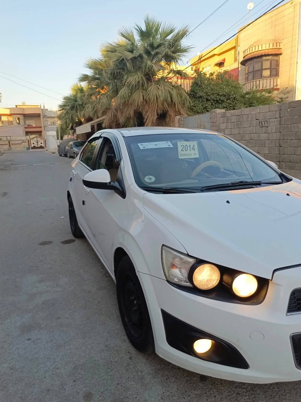 شوفرليت سونيك موديل 2014 صبغ فقط شبر يم قبق بانزين مكينه وكير شرط جامات كهرب قفل مركزي تحكم استيرن طخم تاير جديد +طخم السياره جديد باتري جديد سياره كامل مكمل شرط الوكاله والتحويل رقم جديد اربيل هزه جديده السعر 73 وبيها مجال للطيبين للتواصل ***********
