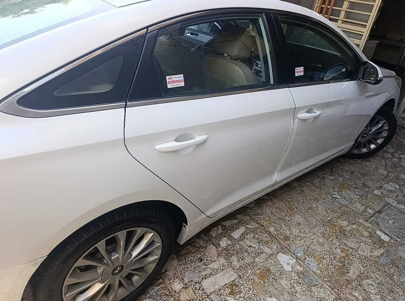 السلام عليكم سوناتا 2015 خليجي مكينه 2400 دوش للبيع مكينه وكير توني شادهن سعر السياره 135 بها مجال قليل مكان السياره النجف الاشرف حي الميلاد هذا رقمي***********
