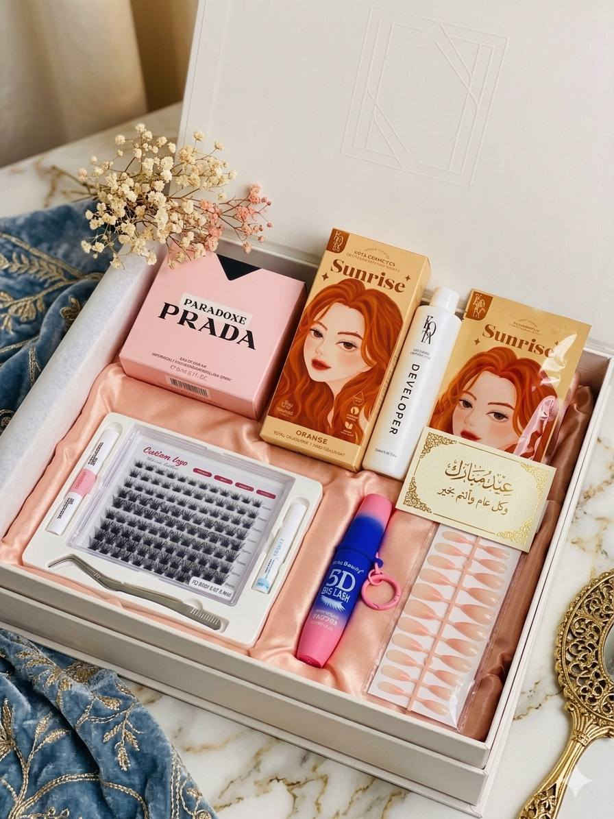 الأناقة والجمال في بوكس واحد ✨🎁
لأنكِ تستحقين التميز، جمعنا لكِ أرقى المنتجات العالمية في بوكس واحد متكامل للعناية والمكياج، ليكون رفيقكِ المثالي أو الهدية الأجمل لمن تحبين. 🌸
محتويات البوكس:
• عطر Paradoxe من PRADA: لمسة من الأنوثة الطاغية برائحة تأسر الحواس. 💖
• مجموعة صبغ الشعر Sunrise (باللون البرتقالي): لإطلالة عصرية وحيوية مع مطور الصبغة الخاص بها. 🧡
• ماسكارا 5D Big Lash: لرموش طويلة وكثيفة تمنحكِ نظرة ساحرة من أول مسحة. 👁️✨
• سيت رموش احترافي: بتدريجات قياسات مختلفة لتناسب كل المناسبات، مع الملقط الخاص بها. 🎀
• أظافر تركيب (Press-on Nails): بلون نيود ناعم وأنيق، سهلة الاستخدام وتمنحكِ مظهراً طبيعياً وجذاباً. 💅
• كارت معايدة (عيد مبارك): لتكون هديتكِ جاهزة تماماً لمن تحبين. 🌙✨

سعر البوكس خاص


**إذا كنت صاحب هذا الإعلان وتريد حذفه لأي سبب، رجاءا أرسل رسالة إلى الدعم الفني**