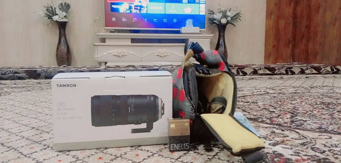 كامرة D800 full frame 
عدسة تامرون 70-200 جديد فتحة 2.8
عدسة 50 ملم 
انطيني سعر حسب القناعة موصل, نينوى


**إذا كنت صاحب هذا الإعلان وتريد حذفه لأي سبب، رجاءا أرسل رسالة إلى الدعم الفني**