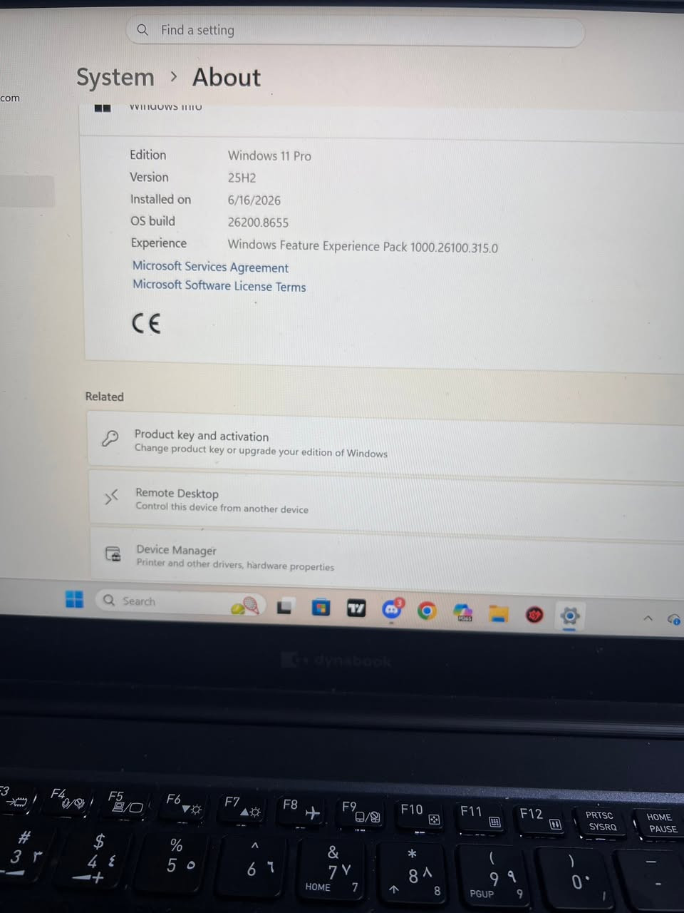 � الموديل: Toshiba Portege X40-J
🔹 المعالج: Intel Core i7-1185G7 (الجيل 11) بسرعة تصل إلى 4.8GHz
🔹 الرام: 16GB DDR4 3200MHz
🔹 كرت الشاشة: Intel Iris Xe Graphics (ممتاز للأعمال والتصميم الخفيف)
🔹 الخزن: SSD NVMe سعة 256GB (السعة الفعلية 238GB)
🔹 النظام: Windows 11 Pro أصلي (64-bit)
🔹 الشاشة: 14 إنج FHD (1920×1080)
🔹 واي فاي: Wi-Fi 6
🔹 بلوتوث: Bluetooth 5.1
🔹 كاميرا + مايكروفون مدمجة للمحاضرات والاجتماعات.
🔹 منافذ: USB-C (Thunderbolt 4)، USB 3.2، HDMI، منفذ سماعات.
🔹 لوحة مفاتيح بإضاءة (Backlit Keyboard)
السعر(350) الف وبي مجال بسيط 
العنوان بغداد الزعفرانية
الواتس(***********)
