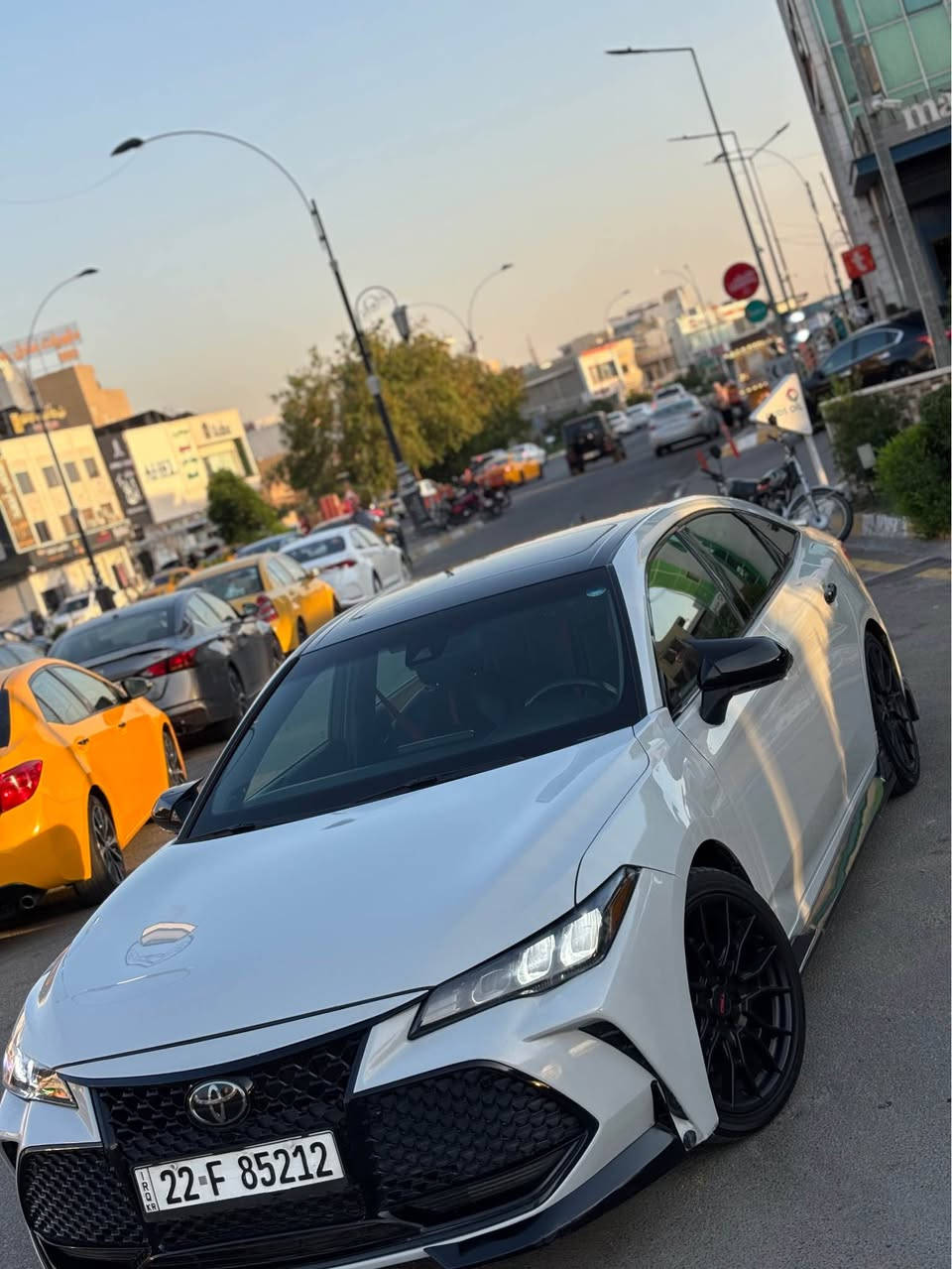 ‎
 السلام عليكم 
‎اڤلون2021 
‎اصل TRD
‎مواصفات 
‎رادار امامي 
‎رادار جانبي 
‎رادار خلفي 
‎كامره خلفيه 
‎تحديد مسار 
‎نقطه عمياء 
‎بصمه ابواب 
‎بصمه تشغيل 
‎سايد بريك بصمه
‎فتحت سقف  
‎شاشه كبيره 
‎مكينه 3500  
‎داخل جلد +كنتاره 
‎كشنات كهرباء 
‎شاشه عطلات 
‎تبريد قطعتين 
‎شحن لسيكي 
‎سماعات JBL
‎تتفئه كشنات 
‎داخل مطعم بحمر بلاد 
‎سعر235 وبيه مجال 
 صفحه سايق صبغ حادثه  بدون فتح جداً بسيط بدون ايرباك بدون دواخل مكفوله 
‎مكان كركوك 
‎رقم*********** كركوك, العراق
