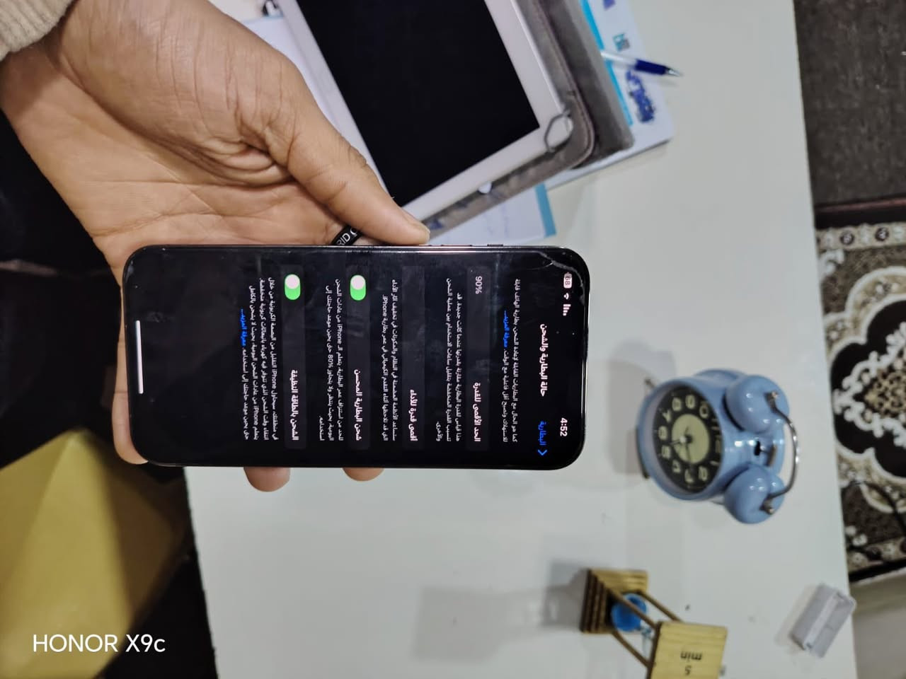 ايفون 13 برو ماكس ذاكره 1 تيرا بطاريه 90 كلشي ممبدل بي عل فحص الشراي يتفضل خاص وبي خير ويدلل او الانتصال عل رقم ***********

