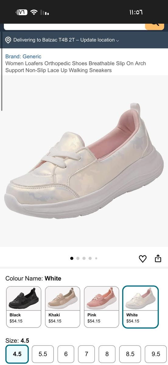 حذاء رياضي بتصميم أنيق ومريح ووزن صفرر
شوفوا السعر بالموقع ويمنا ببلاشش🤦🏼‍♀️😌 
قياس ٣٧


**إذا كنت صاحب هذا الإعلان وتريد حذفه لأي سبب، رجاءا أرسل رسالة إلى الدعم الفني**