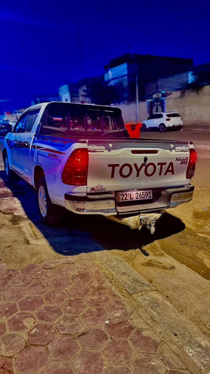 هايلوكس كفاله عامه من شخط وصدعه موديل 2025 ماشيه الف فقط زيرو بعده تغليف كشنات اصلي فول مواصفات سياره رقم اربيل ***********
