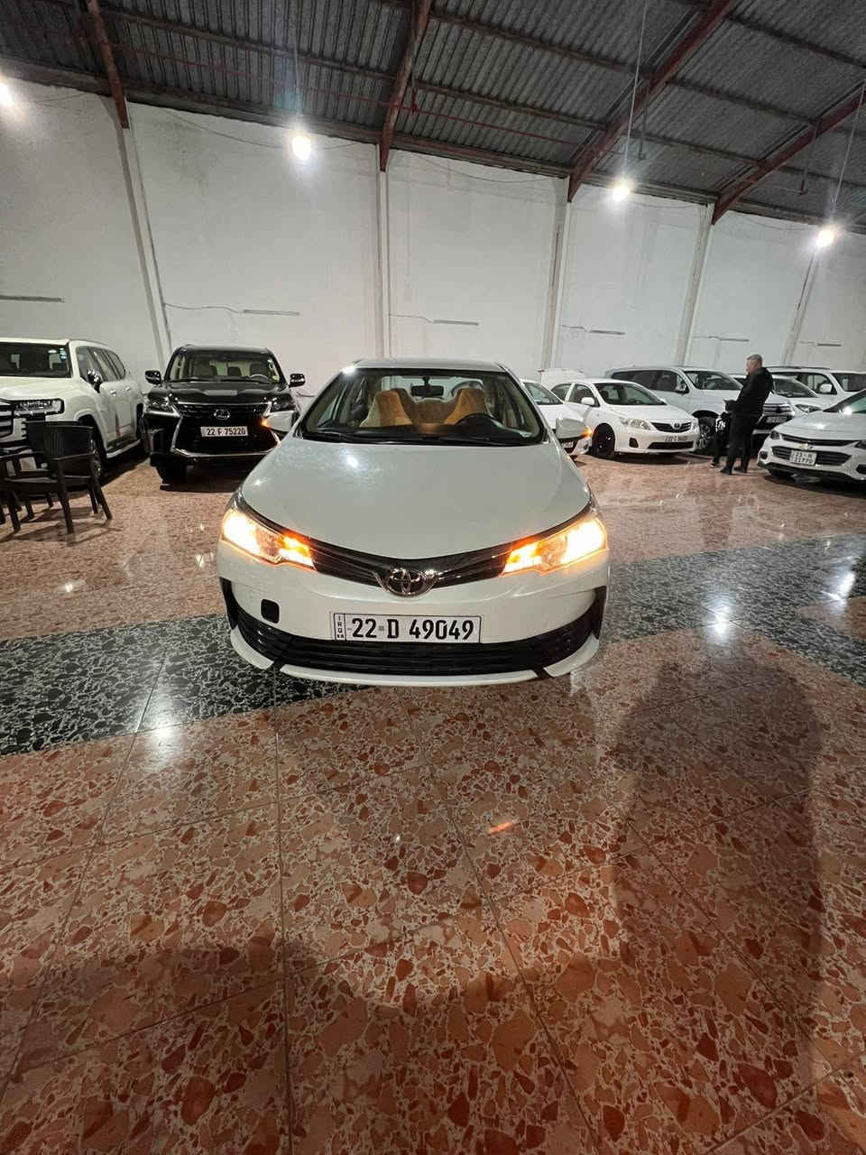 كرولا 2018خليجي كلين فقط شبر تعديل 
ماشيه 124 كم مكينه 18 المرغوب  كير مكينه شرط سنويه وأرقام كلها جديد سعره 148
عنوان معارض اربيل 100 م. 
*********** أربيل, العراق
