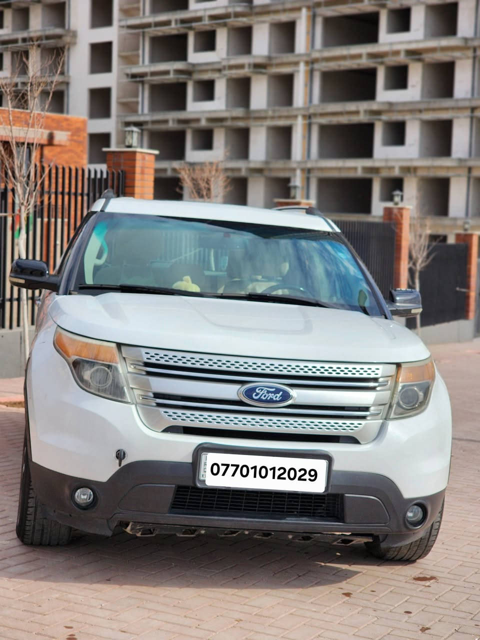 فورد إكسبلورر 2013
***********

***********

فورد إكسبلورر

موديل 2013

لون أبيض ثلجي

السيارة خليجية

قطعت 118,000 كيلومتر فقط

مواصفات XLT

بانوراما

محور مزدوج

لوحة ترخيص صفراء

3 شاشات

مدفأة مرايا

مصابيح زينون

للبيع، مستعملة وأوتوماتيكية

السيارة بدون طلاء

يوجد عطل بسيط في نظام العادم

يوجد عطلان طفيفان في نظام التبريد

السيارة موجودة في السليمانية
