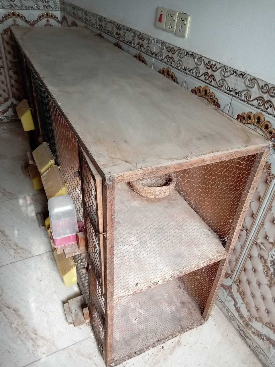 السلام عليكم
متاح خانات ام 6 نظيفات اخو الجديد ترهم للطيور ودجاج الزينه والكوكتيل سيم بي ار سي قياساته طول 196 يعني مترتين اله 4سانتيمات والارتفاع 104 يعني متر و4سانتيمات والعرض 55 سم سعر الخانات و6مئكليات و6 حلات عشوش و1مشربيه كلهن ب60


**إذا كنت صاحب هذا الإعلان وتريد حذفه لأي سبب، رجاءا أرسل رسالة إلى الدعم الفني**