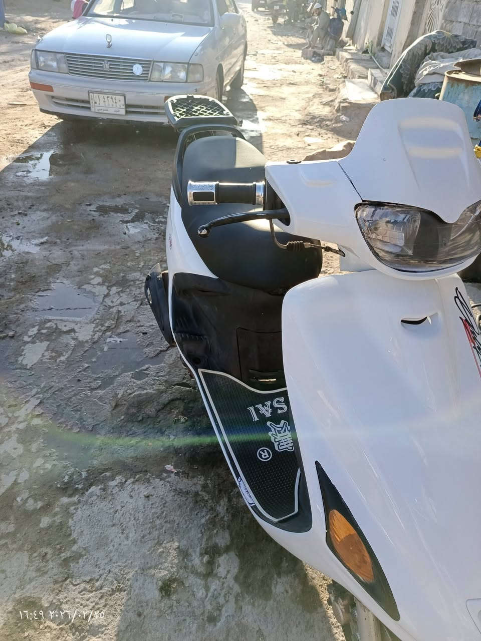 السلام عليكم دراجه فراشه حاويه محرك ما مفتوح كهربائيات كل شغال شلعه معدل مكان نجف  السعر 550اوبيه مجال ***********
