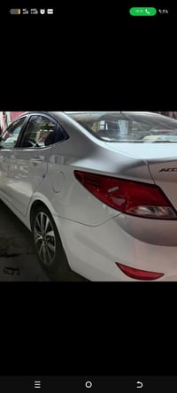 سياره اكسنت 2015 خصوصي  باسمي  تحويل ثاني يوم   مكفوله من الصبغ والبار...