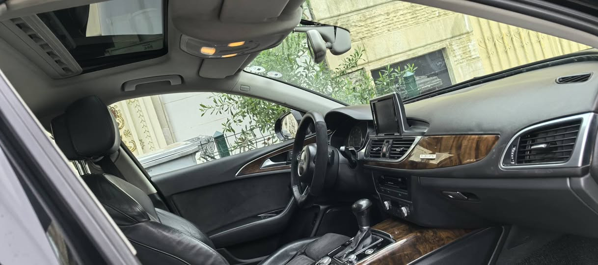 ***********
 Audi A6 Sline quattro 2014 v6 clean title
 قبات مواصفات
ستة سلندر ٢.٨
سلايد
رادار
سيستم سماعات bose 
كشنات امامى وخلفى تدفئة
سنوية باسمى
سيارة سفر شركة اربيل
كيرو محرك ما مفتوح
تاخم اطارات جديد
هززةو فحص جديد
تبريد ثلج
بعد هواية من المواصفات
سعر ١٢٨$
