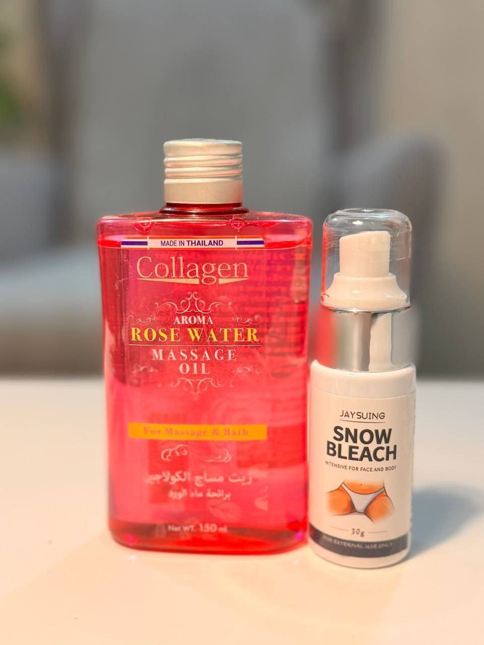 #عررررررررض #خاااااااااااااص
تفتيح ✅ تبييض ✅ ترطيب✅
معالجة البقع الداكنة✅

1-زيت المساج بالكولاجين يستخدم لكل مناطق الجسم يضيف ع الجلد نعومه فائقه
2_ كريم تبييض المناطق الحساسة سنو وايت للتخلص من الاسوداد بالمناطق الحساسه
#توصيل_جميع_المحافظات_


**إذا كنت صاحب هذا الإعلان وتريد حذفه لأي سبب، رجاءا أرسل رسالة إلى الدعم الفني**