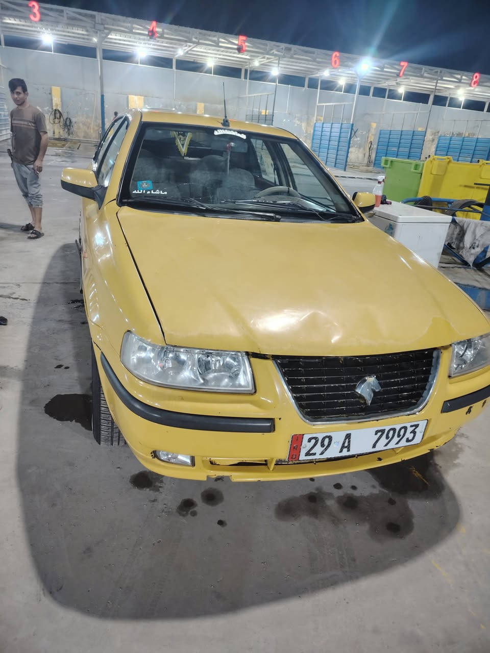 سلا عليكم سياره سمند البيع مكفوله كفاله عامه كير مكينه تخم تاير حداديه جديده موديل 2013 السعر 40 وبيه مجال مراوس حسب القناعه خاص مغلق الرقم ***********
