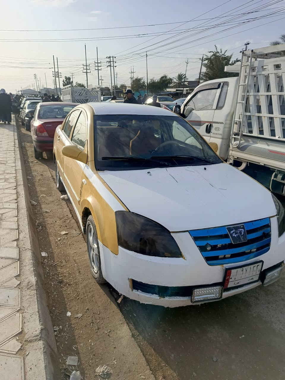 شيري  A5
2011
محور كورله كير ومحرك
السعر ٣٧ وبيهه مجال 
بعقوبة سنويه ل ٢٠٢٨ ‏‪***********‬‏
