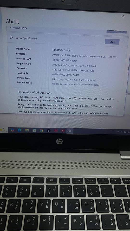 السلام عليكم...متاح لابتوب مواصفات بالصور مع حقيبة+ماوس+شاحن مكاني بغداد محمودية *********** للأستفسار
