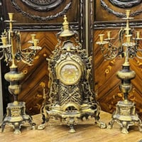 نحاس • جروب ساعة شمعدان • ٥٢سم